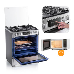 PROMOCIÓN 5% DE DESCUENTO COCINA A GAS 5 Q SMART WIFI INDURAMA MONTECARLO