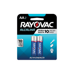 PILAS ALCALINAS AA x 2 RAYOVAC 