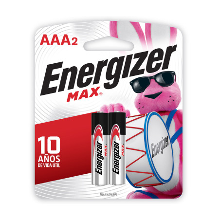 PILAS AAA x 2 ENERGIZER MAX